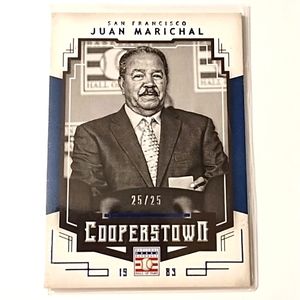 Juan Marichal San Francisco Pitcher Limited Rare Cooperstown Baseball #25/25